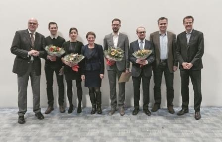 Verleihung des Helmut-Bauer-Nachwuchspreises 2014 an der UMG mit vier...