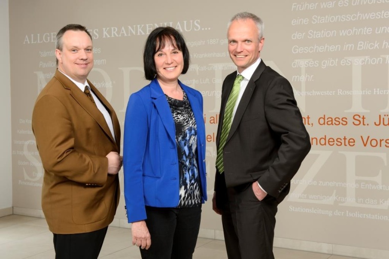 Das Krankenhausdirektorium der Sana Kliniken Lübeck freut sich über den...