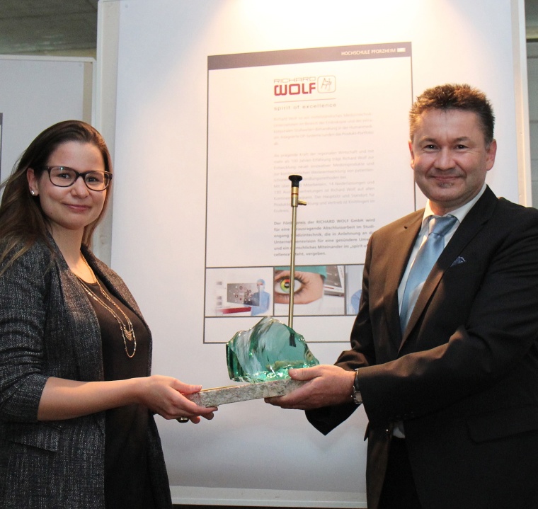 Übergabe des Förderpreises