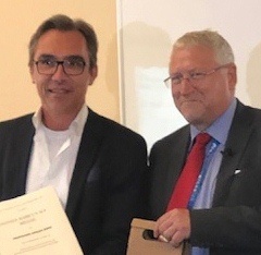 Prof. Viktor Kanický (r), Vorsitzender der Spectroscopic Society of Ioannes...