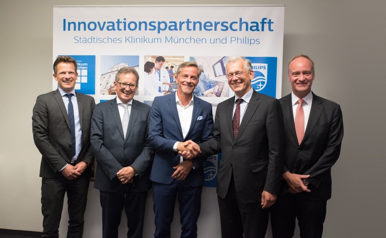Heiko Borwieck, Philips Health Systems, Dietmar Pawlik und Dr. Axel Fischer,...