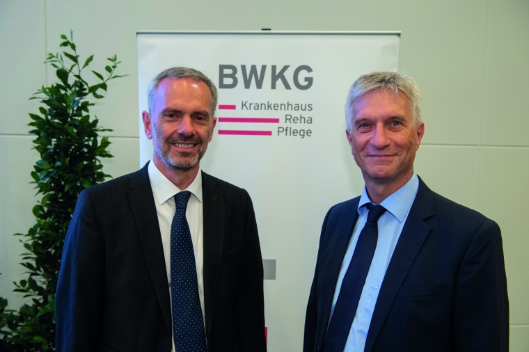 Gemeinsam im Vorstand der BWKG: Wolfgang Schmid (li.) und Bernhard Wehde (re.)....