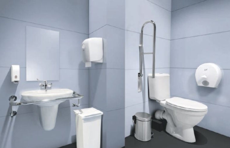 Hygienische Waschraumlösungen wie das Scott Control Waschraumbündel bieten...