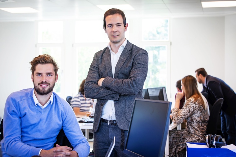 Lynxcare-Gründer: Dries Hens (l.) und Georges De Feu (r.). Copyright: LynxCare