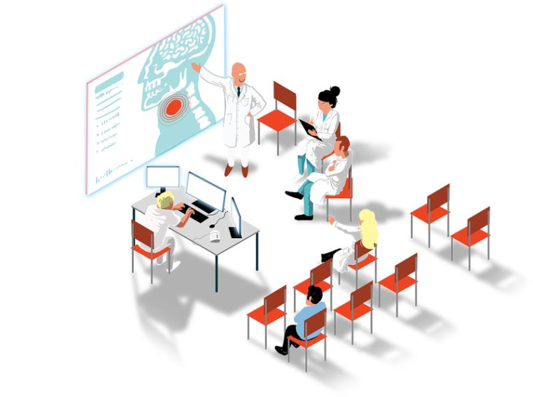 Visualisierung eines Tumorboards mit intelligenter Konferenzumgebung und...