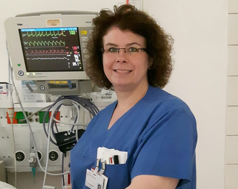 Andrea Hagendorf arbeitet wieder auf der Intensivstation des...