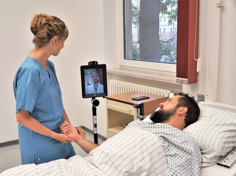 Patientenversorgung mit digitaler Unterstützung wird an der...