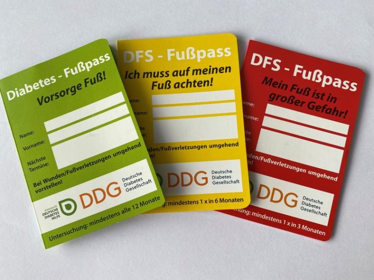 Der neue DFS-Fuß-Pass. Foto: DDG