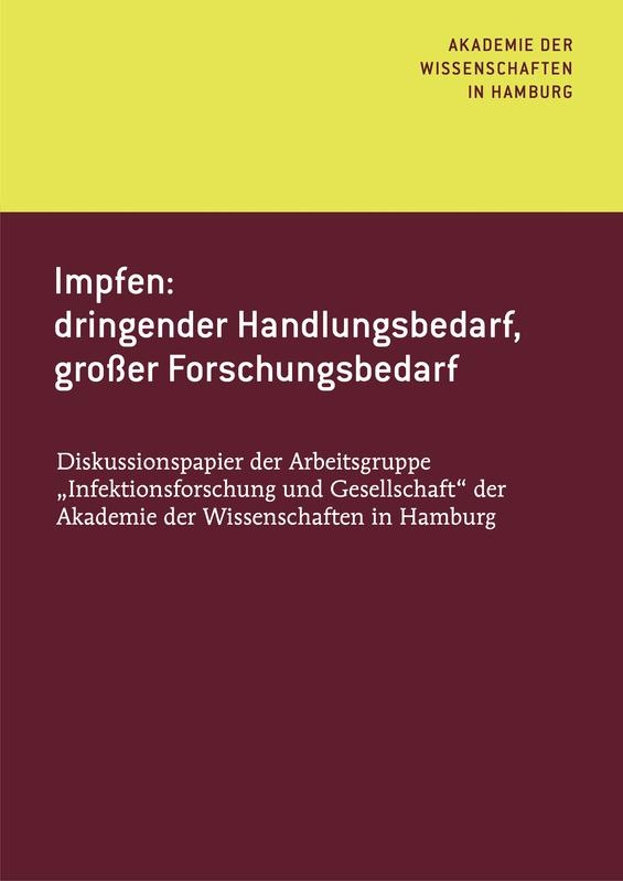 Akademie veröffentlicht Diskussionspapier zur Dringlichkeit von Impfungen....