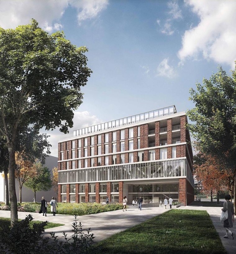 Außenansicht der zukünftigen Martini-Klinik. Foto: UKE