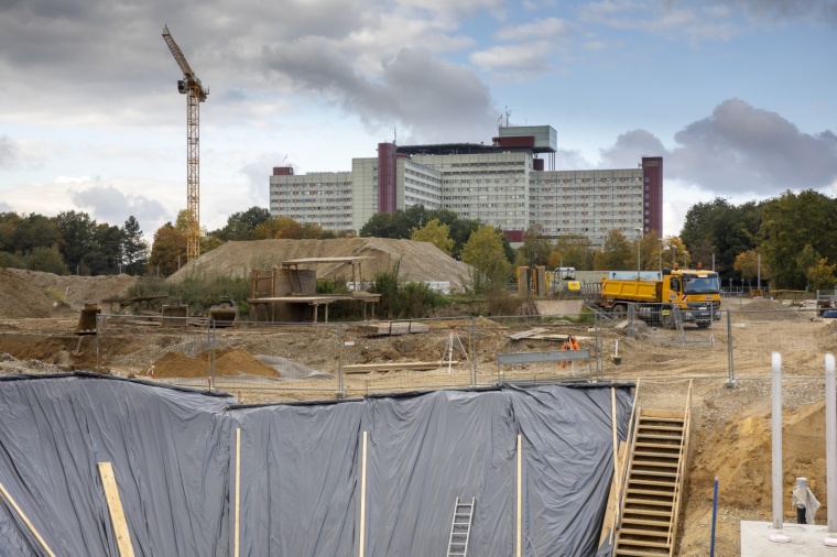 Der Medizincampus entsteht in unmittelbarer Nähe zum Universitätsklinikum....