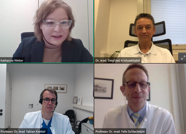 Online-Pressekonferenz der Deutschen Gesellschaft für Ultraschall in der...