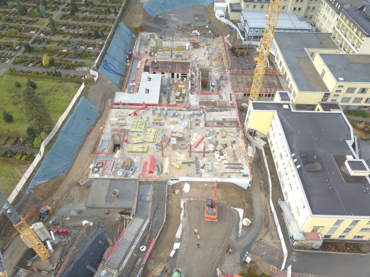 Luftbild Notfallzentrum