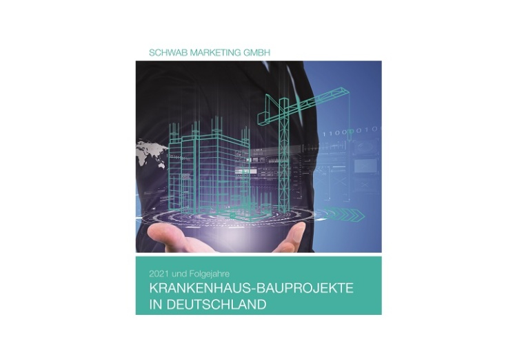Titelseite Krankenhaus-Bauprojekte 2021 - Schwab Marketing GmbH