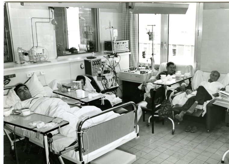 Impressionen aus der Anfangszeit der Klinik für Innere Medizin. Fotos: Archiv...