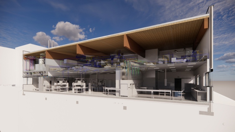 Neubau der Regiomed-Klinik Ansbach. Foto: ATP