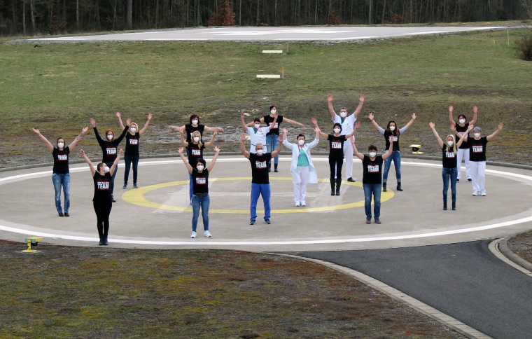 Nur der Hubschrauberlandeplatz ist dortgeblieben, wo er schon immer war – mit...