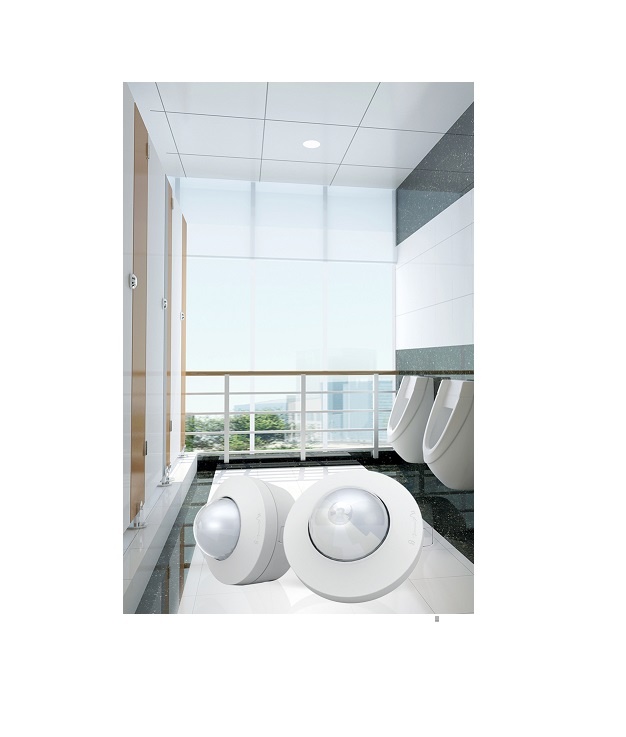 Auch für Sanitärräume: 2-Kanal-Präsenzmelder von Kopp. Foto: Kopp