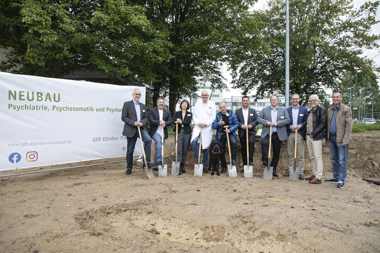 Rainer Klepping (Bauleitung), Markus Albat (Pflege Psychiatrie), Dagmar Götz...
