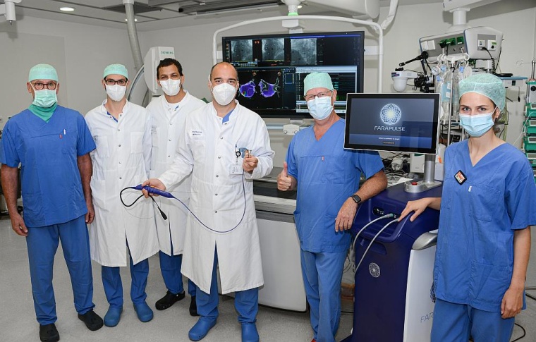 Herzspezialisten gegen das Vorhofflimmern: V.l.n.r.: Peter Rudek, Dr. Martin...