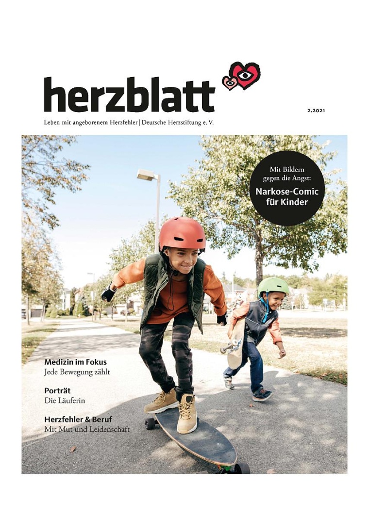 Mit ihrer Publikation „herzblatt“ richtet sich die Kinderherzstiftung der...