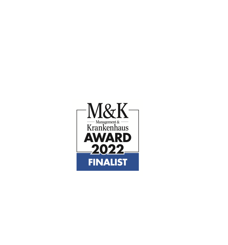 Die Finalisten des M&K Management & Krankenhaus AWARD 2022