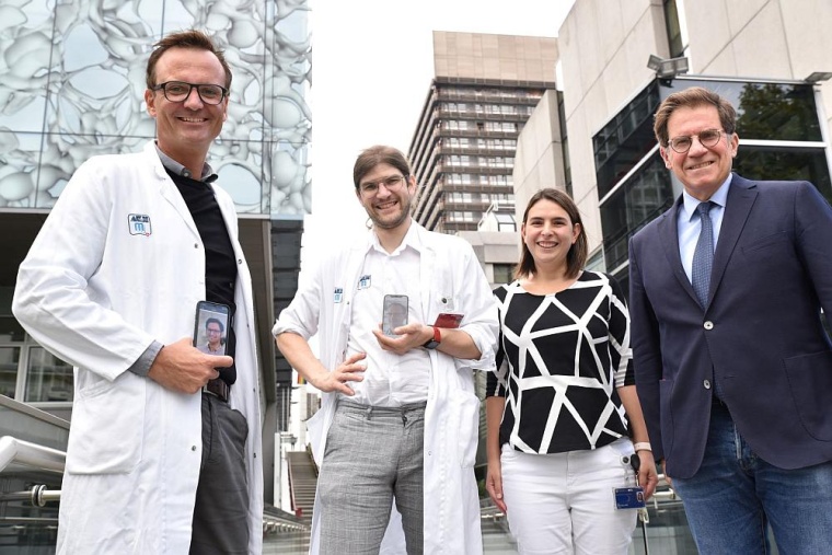 Die Autoren der Studie. Foto: Anna Schwendinger / CeMM