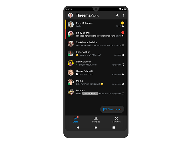Durch einen separaten Messenger wird der zuverlässige Austausch sensitiver...