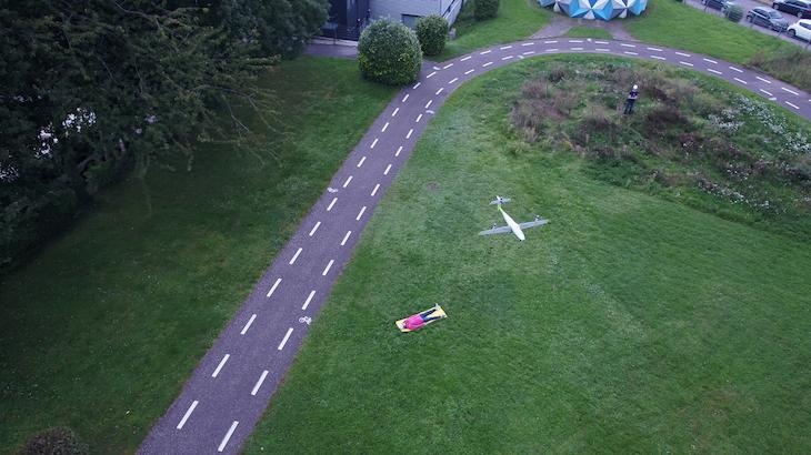 Der Demonstrationsflug wurde von einem Telenotarzt gestartet, der zuvor den...