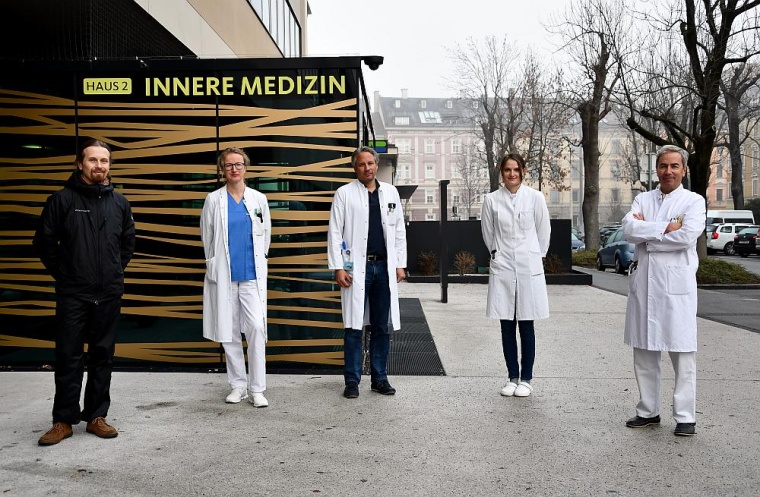 Das Innsbrucker Studienteam, v.l.: Erstautor Piotr Tymoszuk, die...