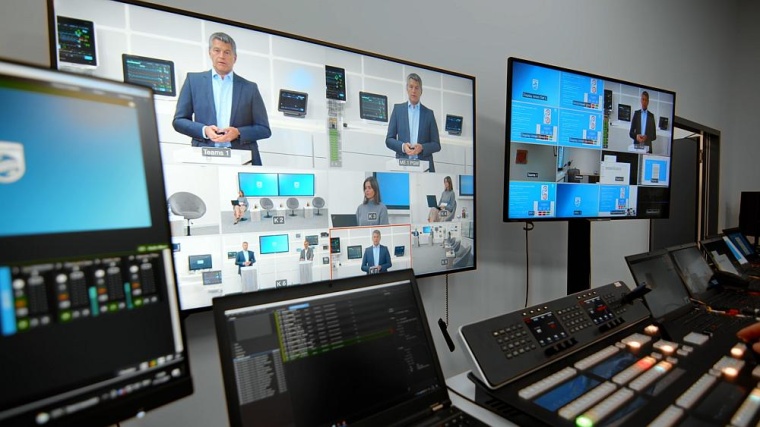 Virtuelle Pressekonferenz Böblingen November 2021. © Philips