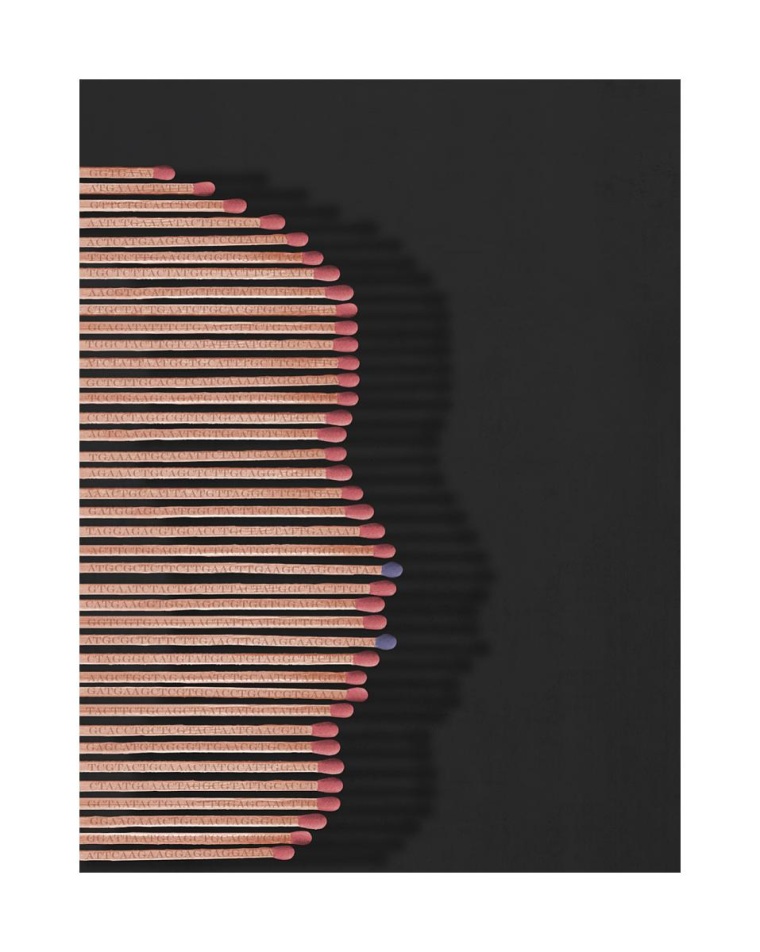 Streichhölzer (engl. “Match”) als Anspielung auf die Übereinstimmung beim...