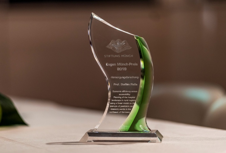 Eugen Münch-Preis für innovative Gesundheitsversorgung 2022 ausgeschrieben