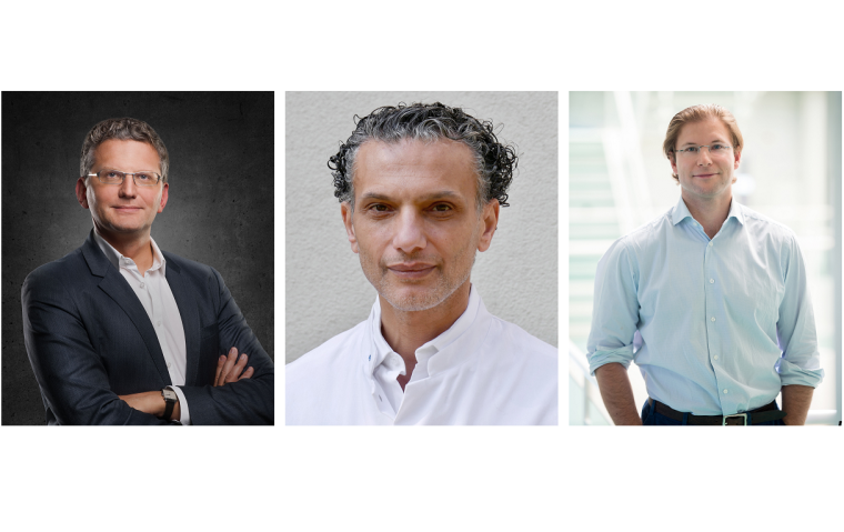 v.l.n.r.: Prof. Dr. Frank Winkler (Deutsches Krebsforschungszentrum und...