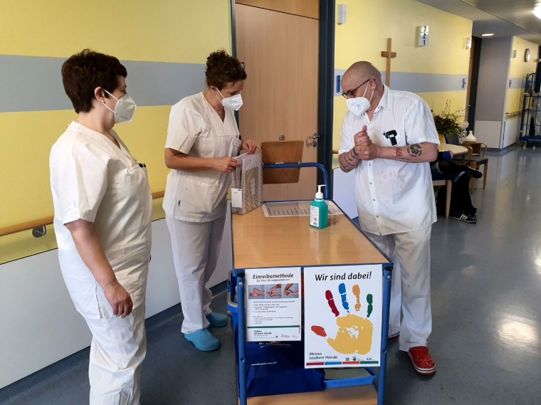 Tag der Händehygiene 2021 Foto: Alexander Friebel