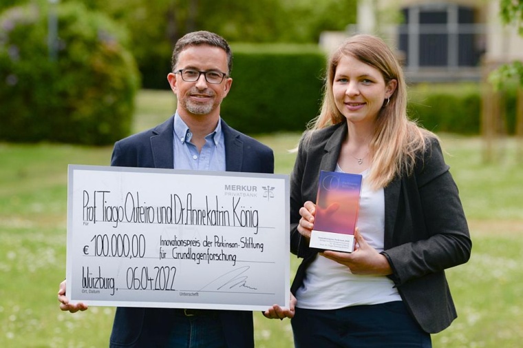 (v.l.) Prof. Dr. Tiago Outeiro und Dr. Annekatrin König, Abteilung für...