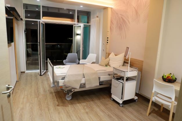 Blick in ein Musterzimmer der Komfortstation, die im Dezember eröffnet wird....