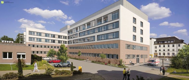 Das neue Haus 3 hat 47,6 Millionen Euro gekostet. Foto/Skizze: t+p Architekten