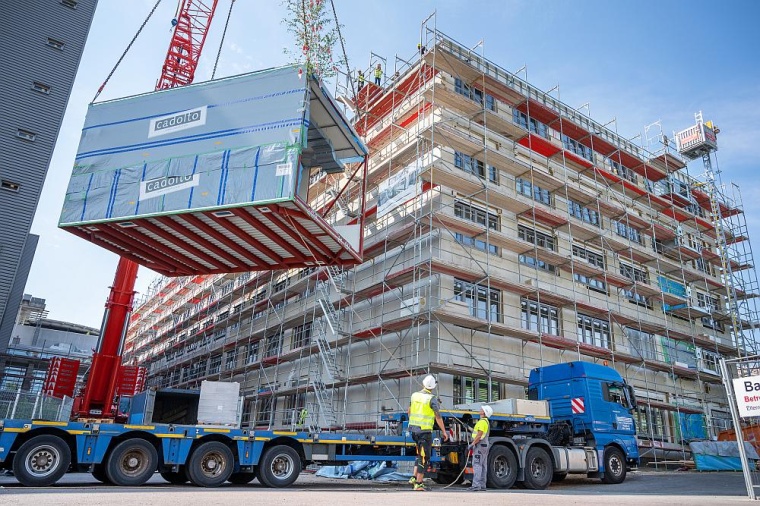 Stellung des letzten Moduls der 255 Module am Universitätsklinikum Halle...