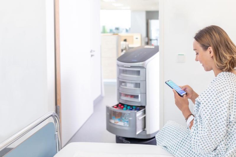 Über eine spezielle App haben Patientinnen und Patienten die Möglichkeit,...