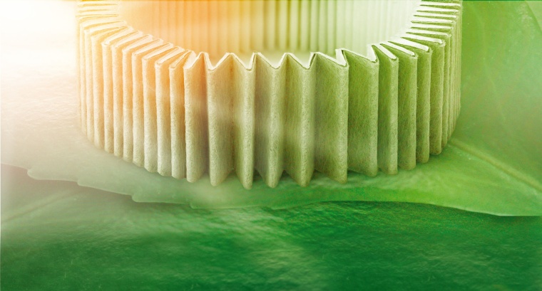 Membran der endständigen i3 Sterilfilter zur Reduktion des CO2-Abdrucks- Foto:...