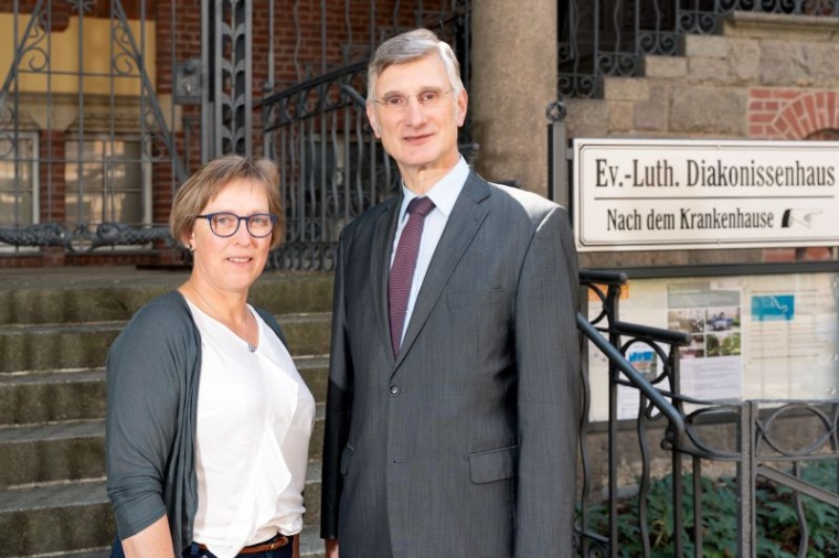 Maria Beyer und Dr. Michael Kühne.
Foto: Kay Zimmermann