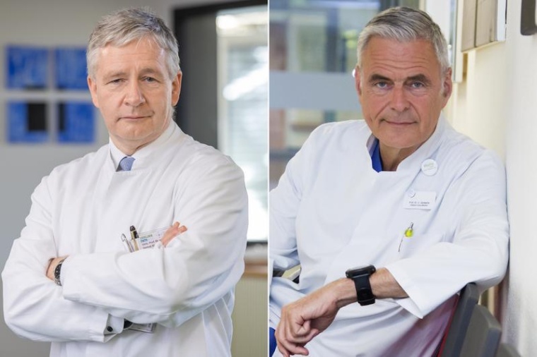 DIVI-Präsident Prof. Gernot Marx (links) und DIVI-Past Präsident Prof. Uwe...