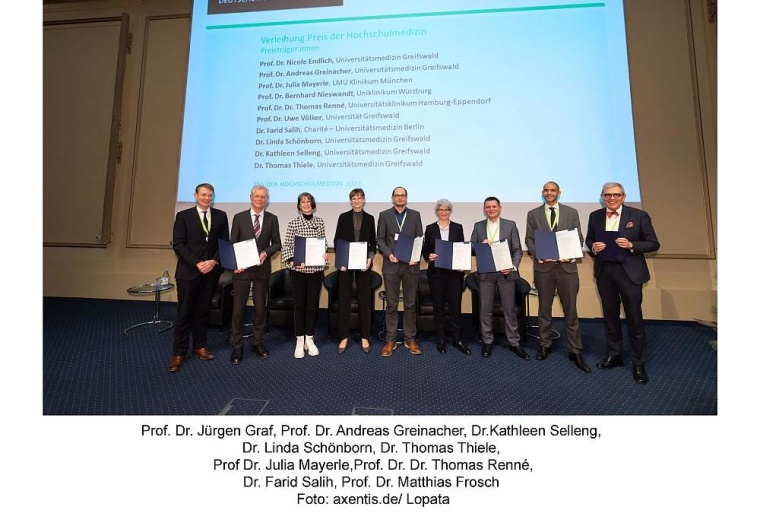 UKE: Thomas Renné erhält Preis der Deutschen Hochschulmedizin