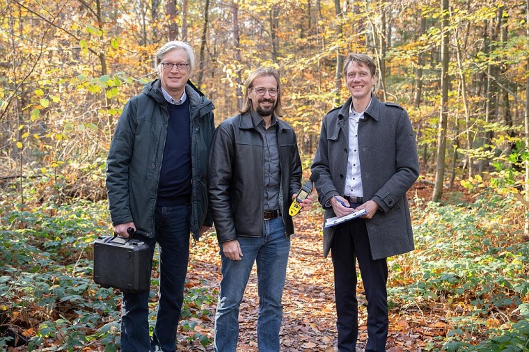 (v.l.) Prof. Thomas Kistemann, Leiter des GeoHealth Centres und des WHO...