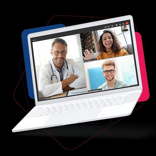 Die Videosprechstunde von Samedi wurde erweitert auf Gruppen von bis zu 15...