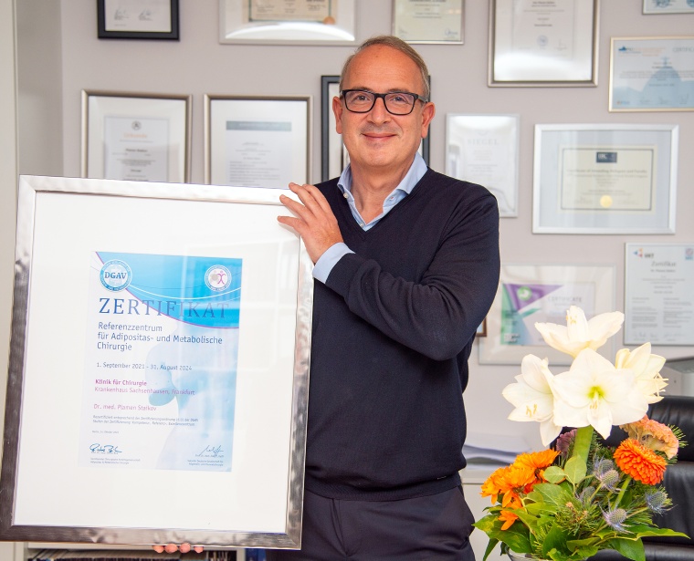 Dr. Plamen Staikov, Chefarzt des Adipositaszentrums im DGD Krankenhaus...