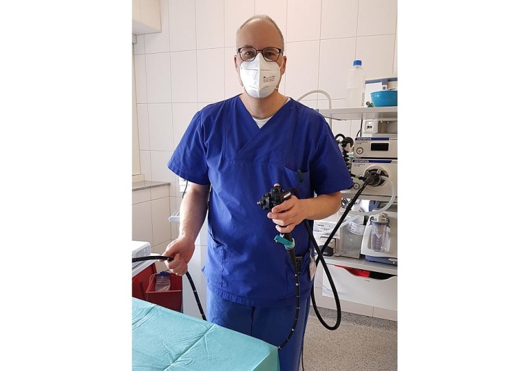 Stephan Hasberg, der Leiter des Zentrums für endoskopische Diagnostik und...
