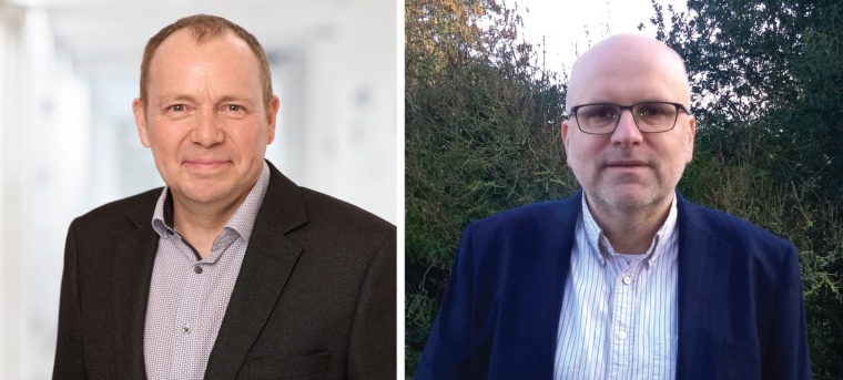 Prof. Dr. Holger Bastians; Prof. Dr. Mailk Kschischo (v.l.). Foto: fsk...