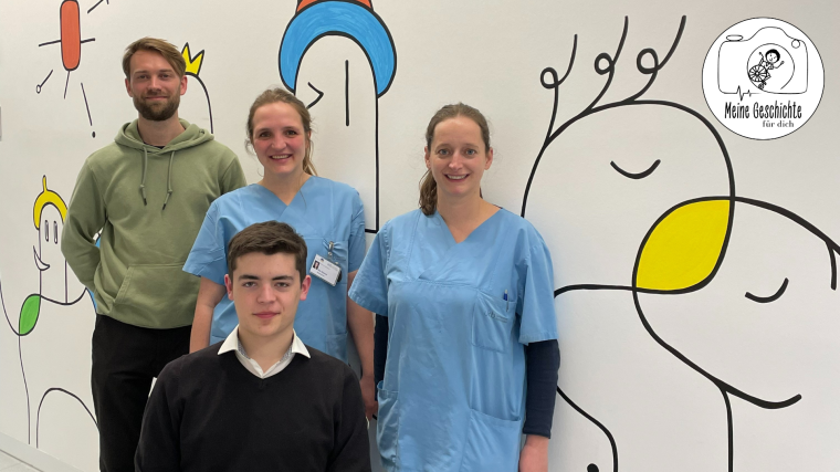 Das Projektteam von „Meine Geschichte für dich“. Foto: Wiebke Spree